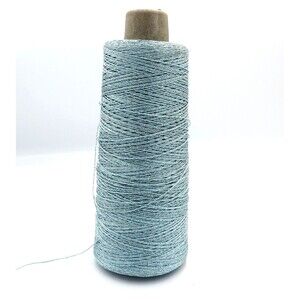 Kreinik Metallic Iron-on Embellishing Thread Sky Blue #6420 - #8 Braid 650M